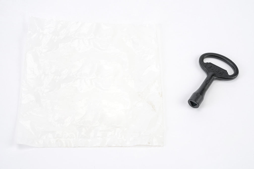 Saginaw enclosure key, replacement, 7mm triangular.-SCE-107930
