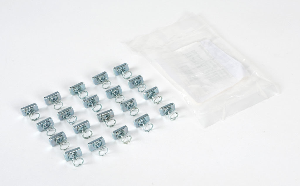Saginaw channel nut, #10-32 UNF. Package of 20.-SCE-PS1032CN