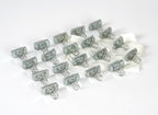 Saginaw channel nut, 1/4-20 UNC. Package of 20.-SCE-PS1420CN
