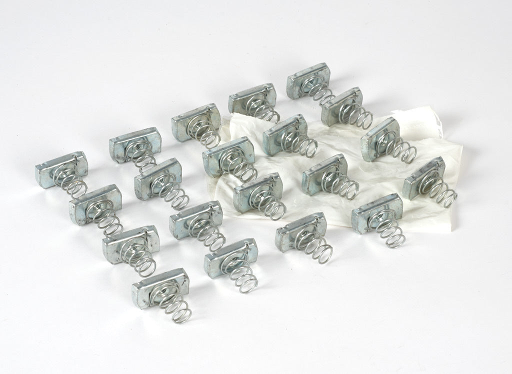 Saginaw channel nut, 1/4-20 UNC. Package of 20.-SCE-PS1420CN