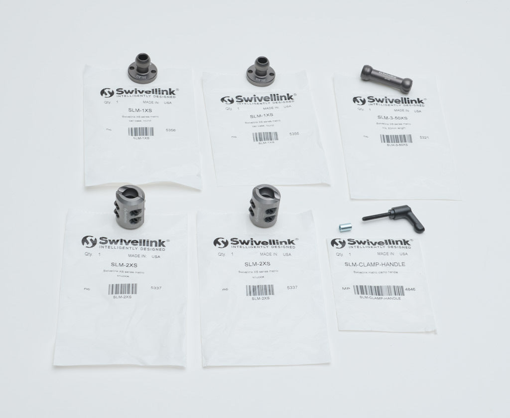 Swivellink XS series metric mounting kit, 50mm link.-SLM-10050XS