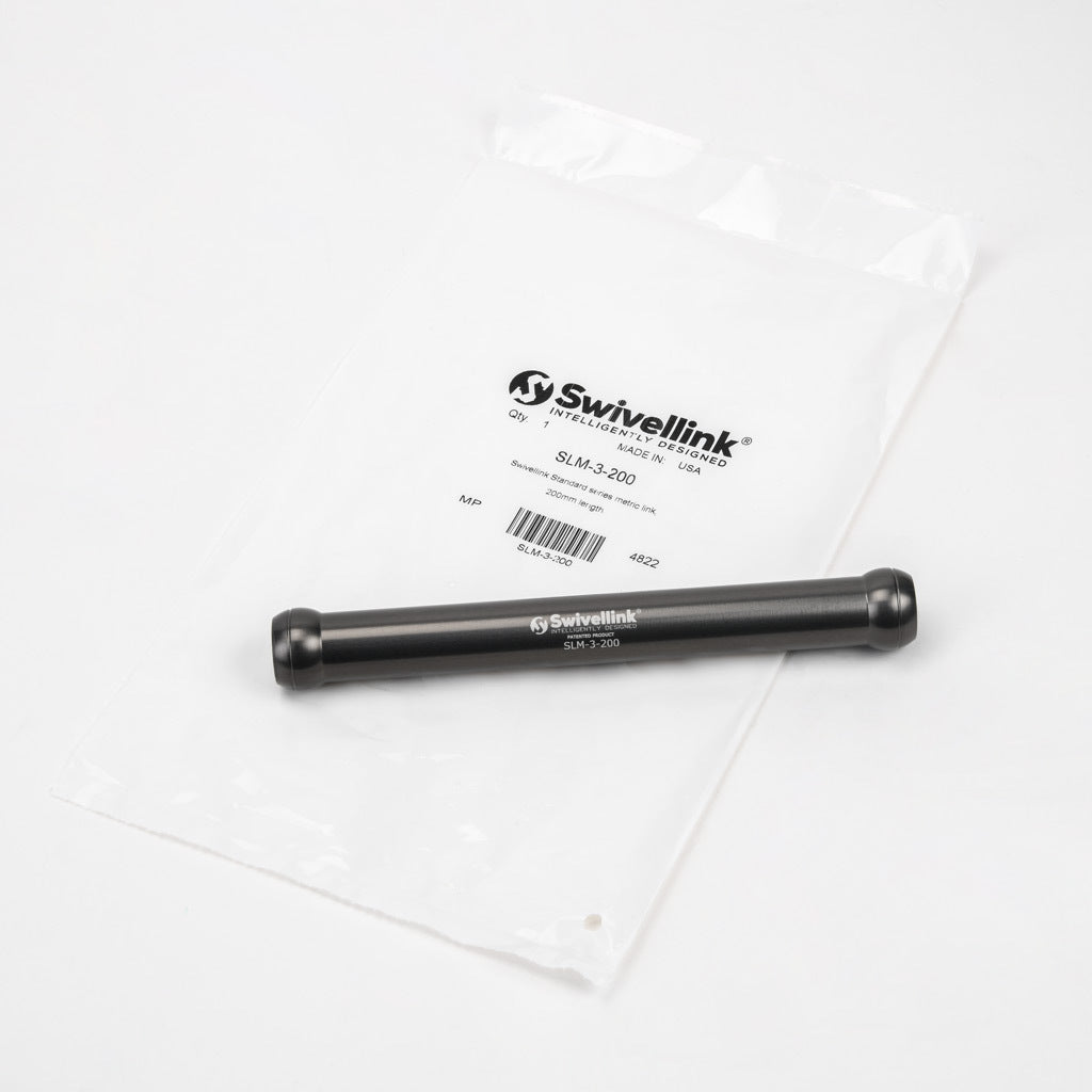 Swivellink Standard series metric link, 200mm length.-SLM-3-200