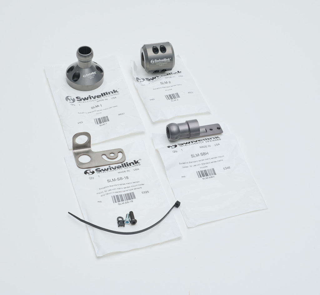 Swivellink Standard series metric mounting kit, 18mm sensor.-SLM-SBKIT-18