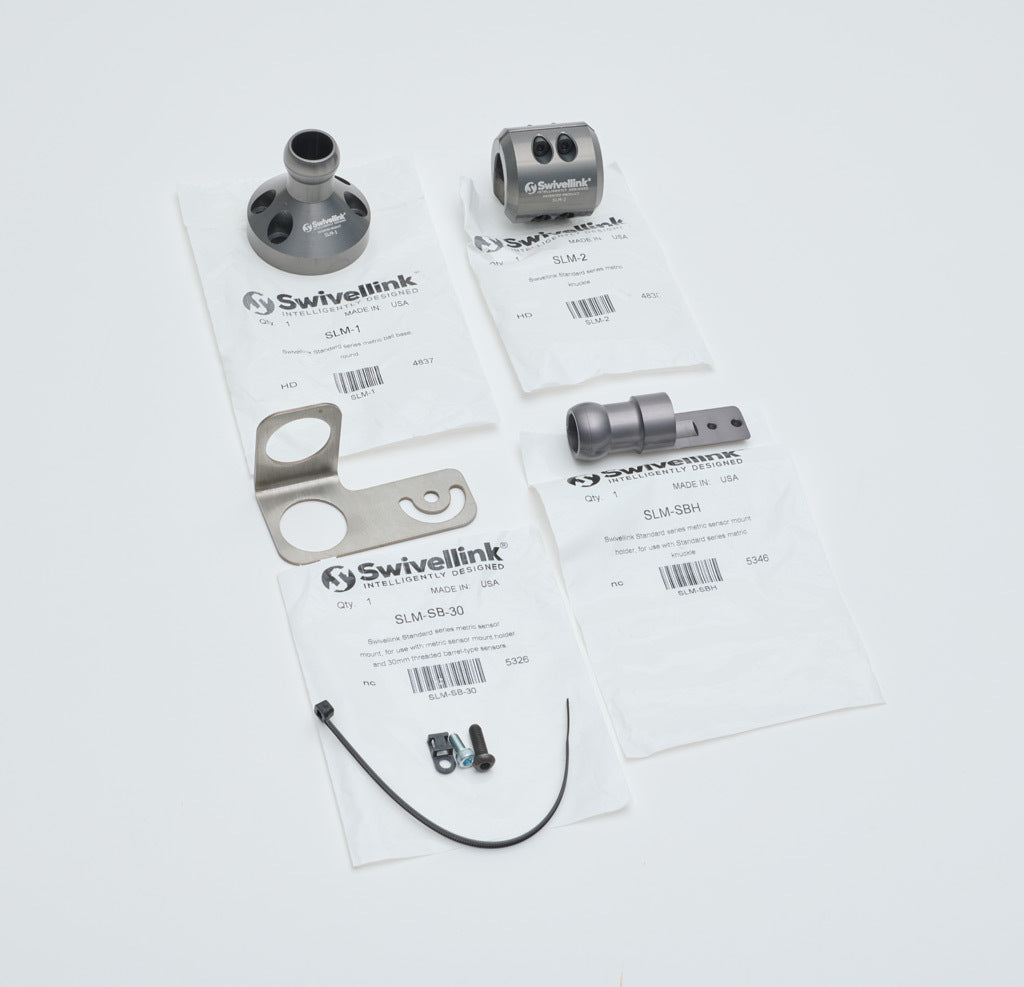 Swivellink Standard series metric mounting kit, 30mm sensor.-SLM-SBKIT-30