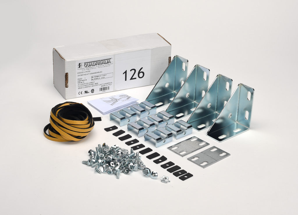 Quadritalia enclosure baying kit, brackets, gaskets, and fasteners included.-UTK700