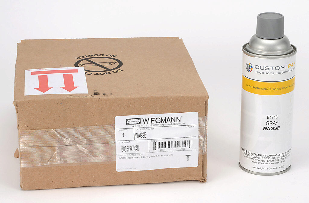 Wiegmann touch-up paint, 12 ounce spray, ANSI 61 gray.-WAGSE