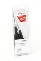 Wiha precision screwdriver set, Phillips, 4 pieces, free-spinning cap.-WT26194