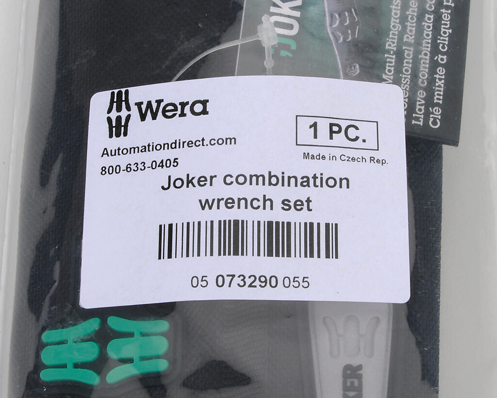 Wera Joker combination wrench set, 4 pieces, steel, metric.-05073290055