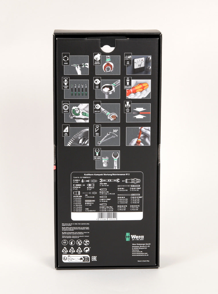 Wera maintenance set, 35 pieces, metric.-05135870001