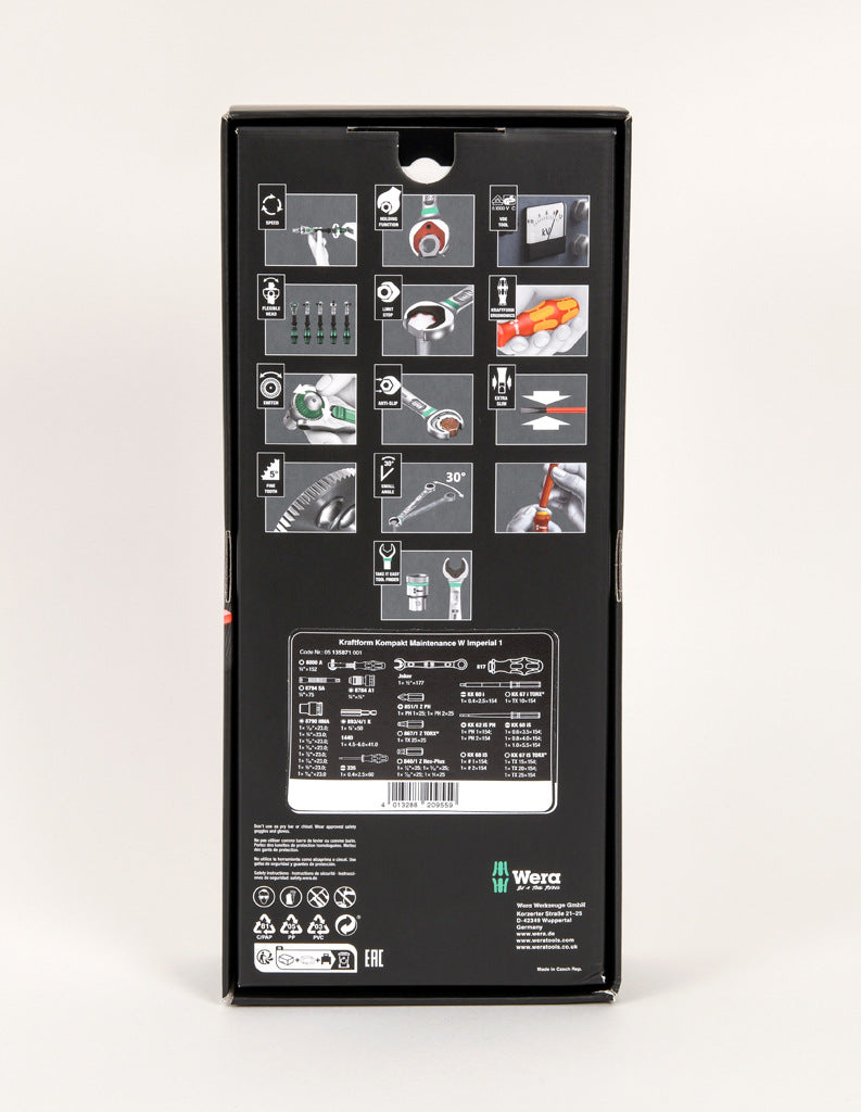 Wera maintenance set, 35 pieces, imperial.-05135871001