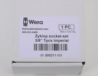 Wera socket set, 7 pieces, 3/8in drive, SAE.-05300211055