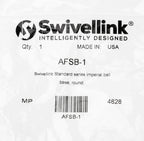 Swivellink Standard series imperial ball base, round.-AFSB-1