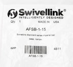 Swivellink Standard series imperial ball base, narrow.-AFSB-1-15