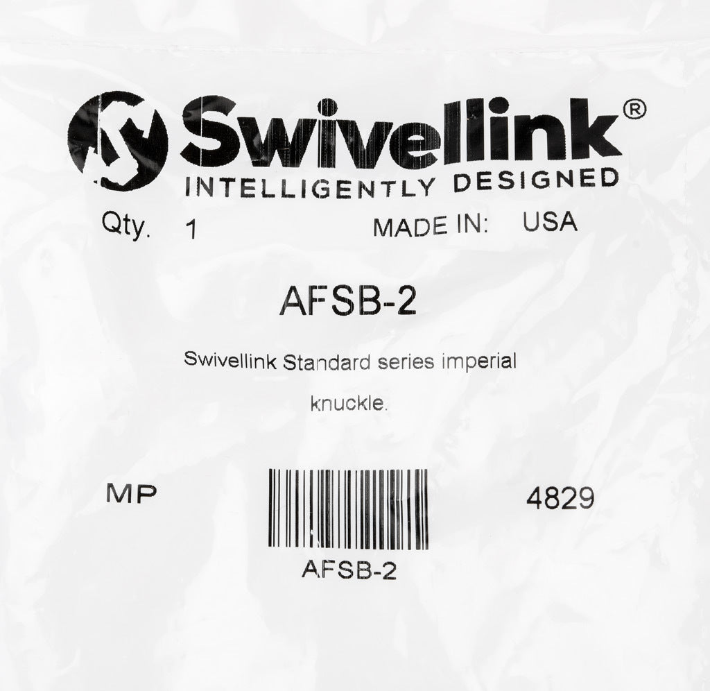 Swivellink Standard series imperial knuckle.-AFSB-2