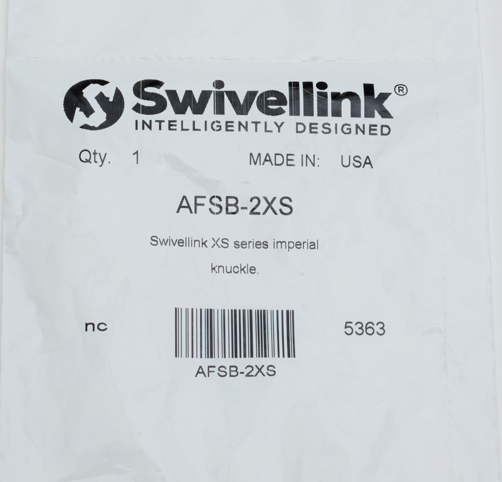 Swivellink XS series imperial knuckle.-AFSB-2XS