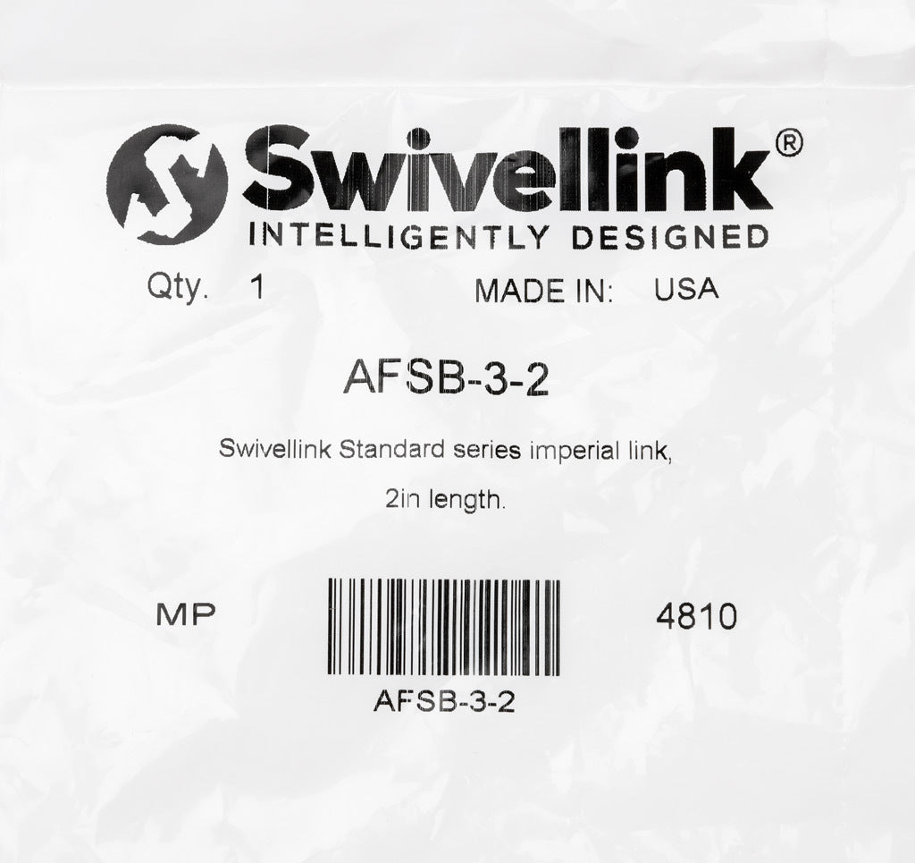Swivellink Standard series imperial link, 2in length.-AFSB-3-2