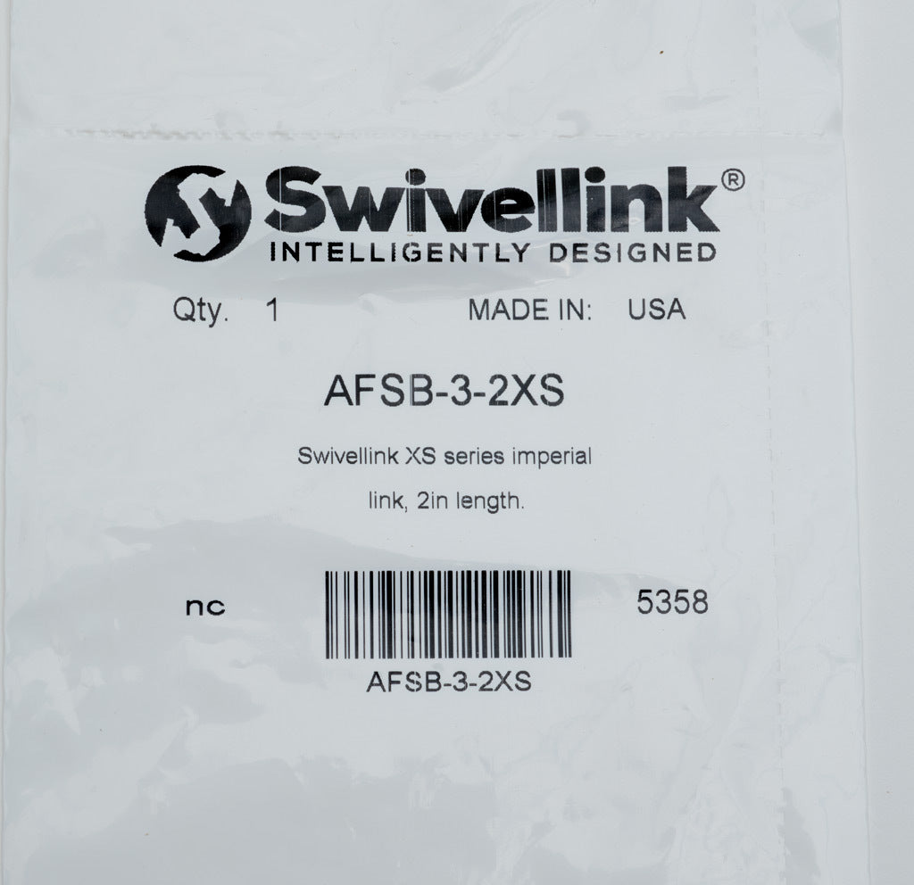 Swivellink XS series imperial link, 2in length.-AFSB-3-2XS