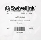 Swivellink Standard series imperial link, 6in length.-AFSB-3-6
