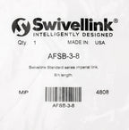 Swivellink Standard series imperial link, 8in length.-AFSB-3-8