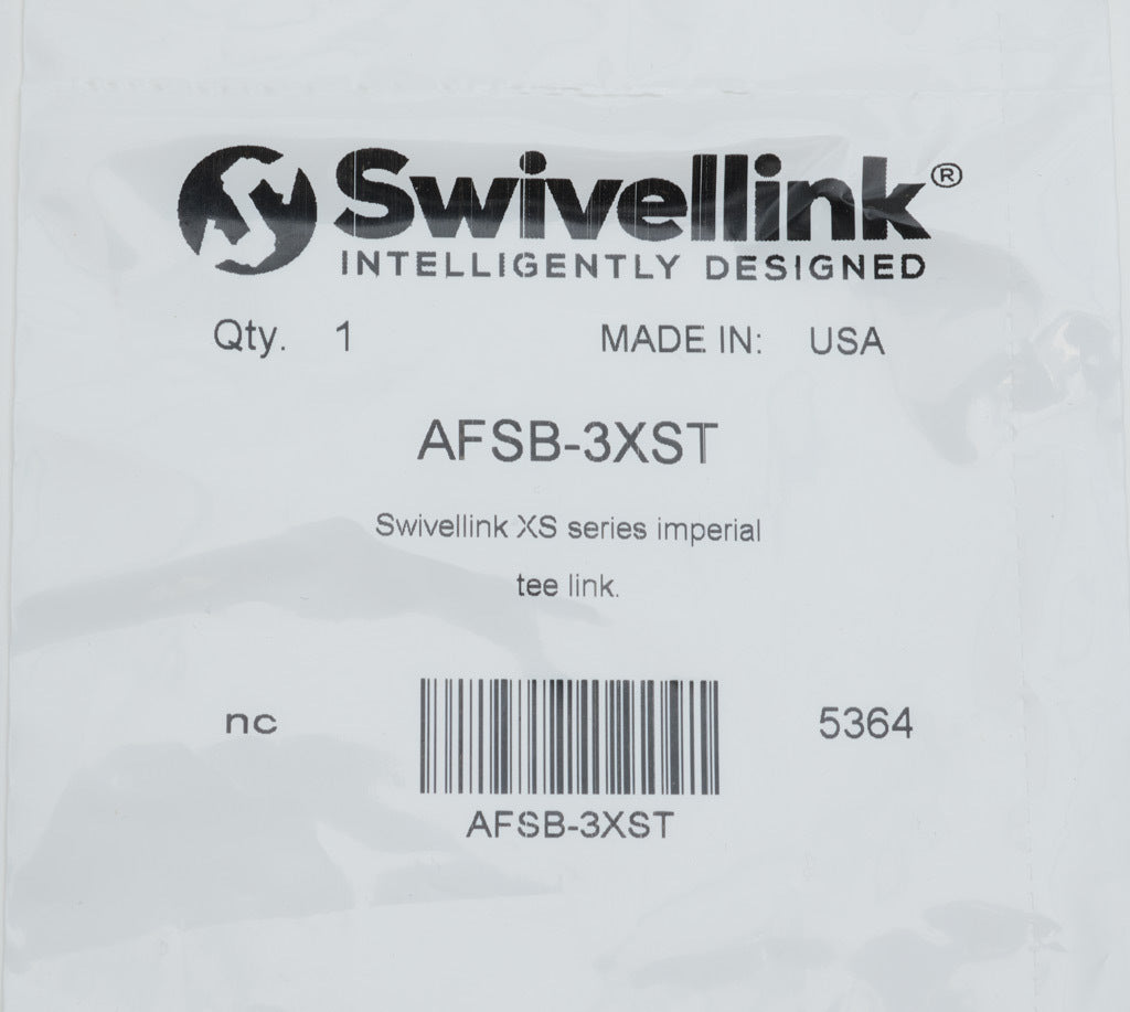 Swivellink XS series imperial tee link, 3in length.-AFSB-3XST