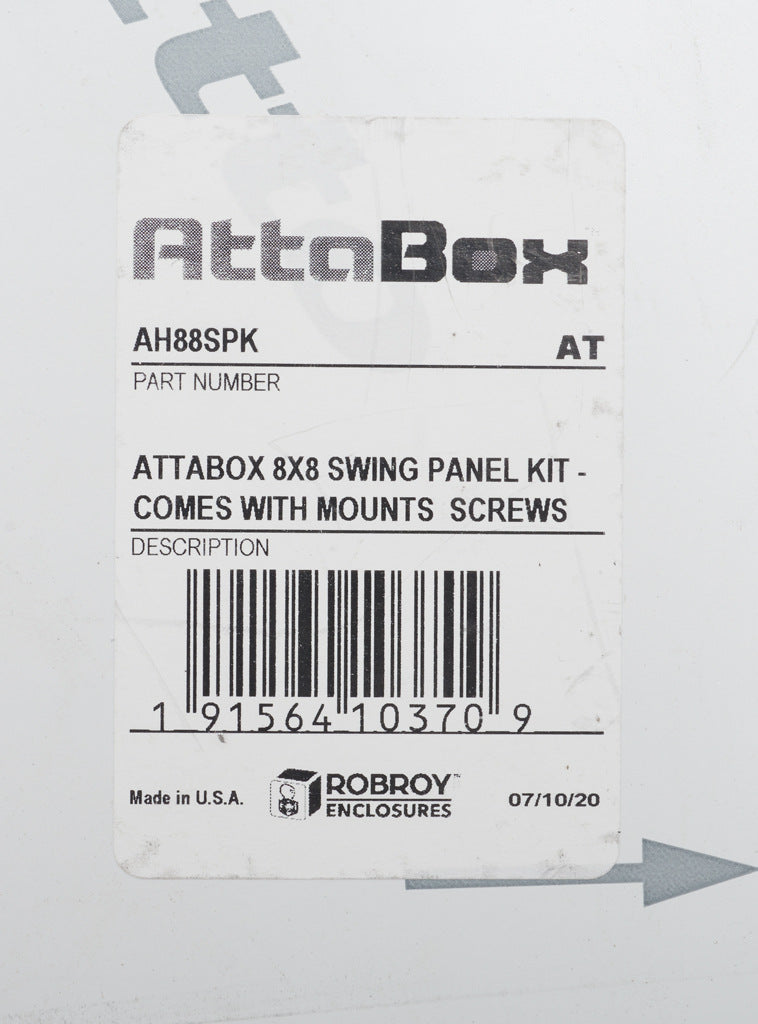 AttaBox swing panel kit, 3003-H14 aluminum. For use with AH884xxx Heartland series enclosures.-AH88SPK
