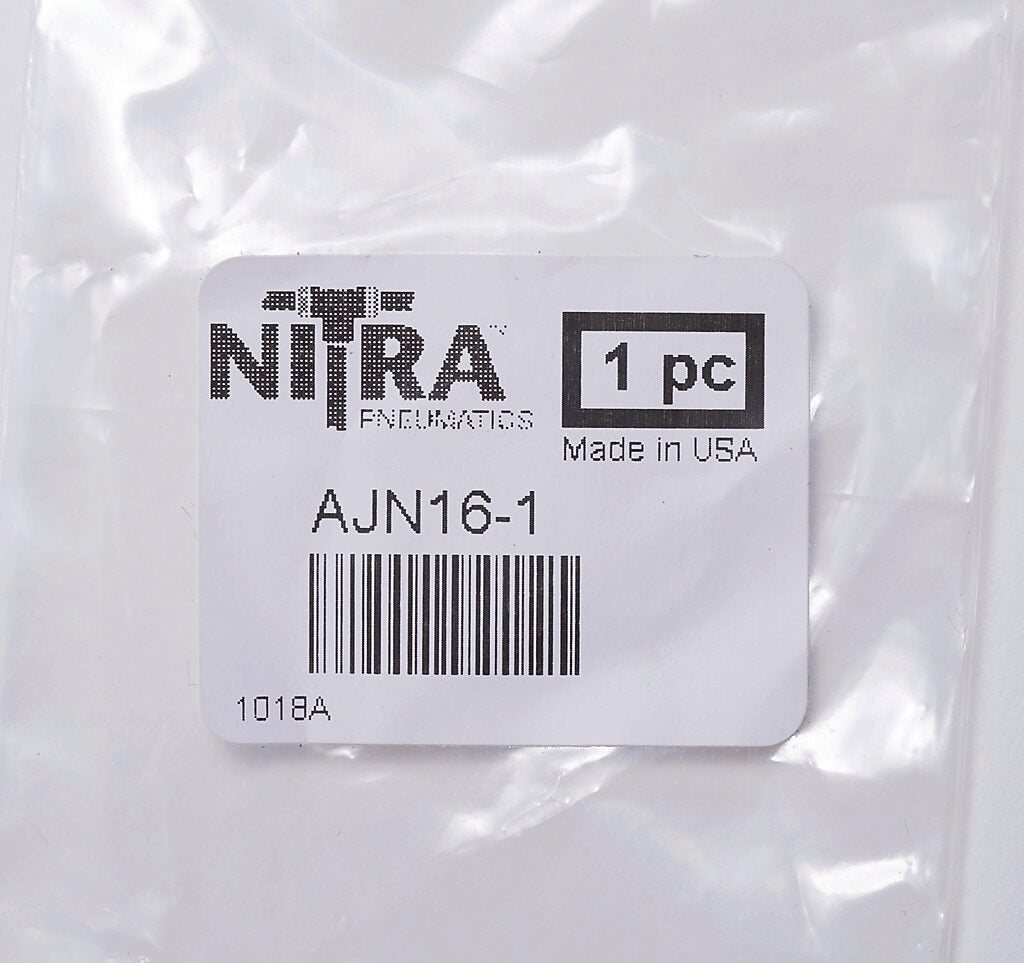 NITRA pneumatic air jet nozzle, 1in length, straight, brass.-AJN16-1