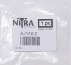 NITRA pneumatic air jet nozzle, 2in length, straight, brass.-AJN16-2