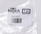 NITRA pneumatic air jet nut, brass.-AJ-NUT