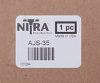 NITRA pneumatic air jet set, 35 pieces, brass.-AJS-35