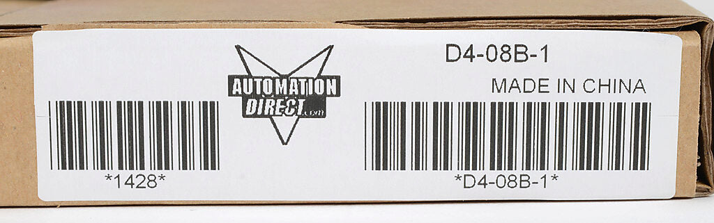 DirectLOGIC DL405 I/O base, 8-slot, panel mount.-D4-08B-1