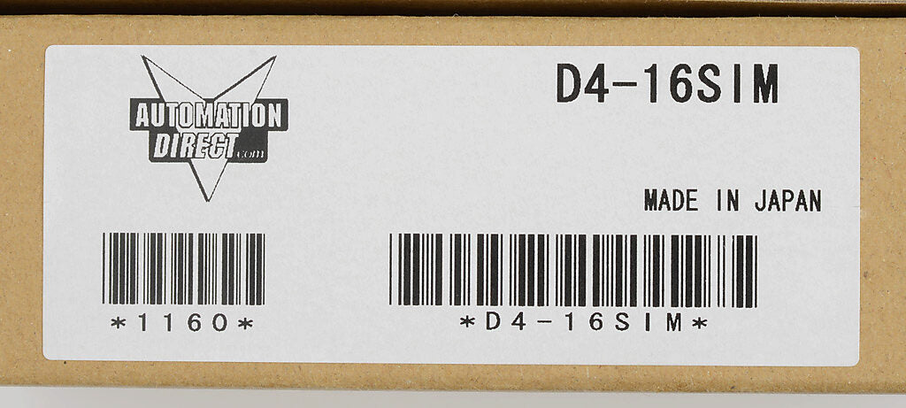 DL405 simulator input module, 16-point.-D4-16SIM