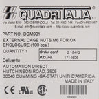 Quadritalia outdoor cage nut, M6. Package of 100.-DGM901
