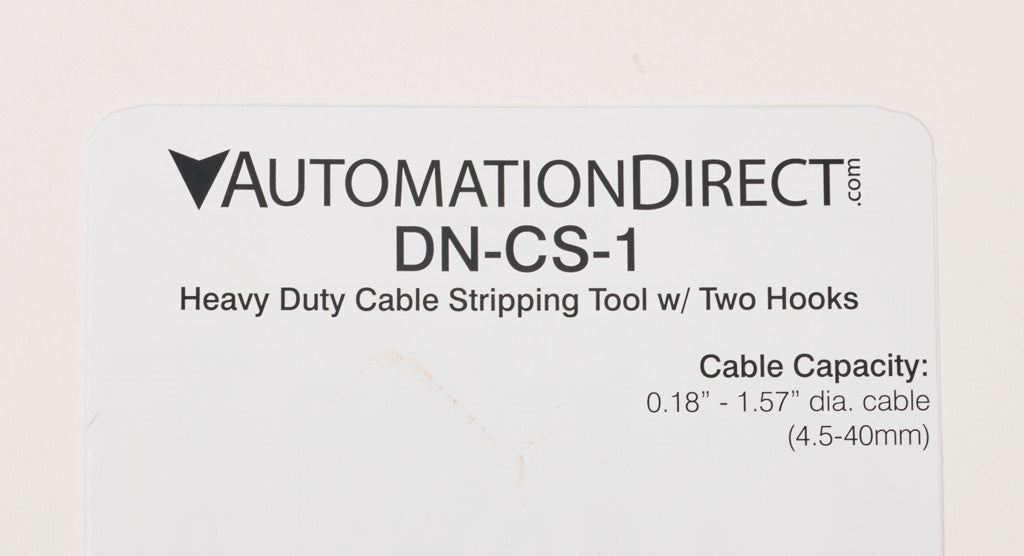 AutomationDirect heavy duty cable stripping tool, 11/64-1-9/16in capacity.-DN-CS-1