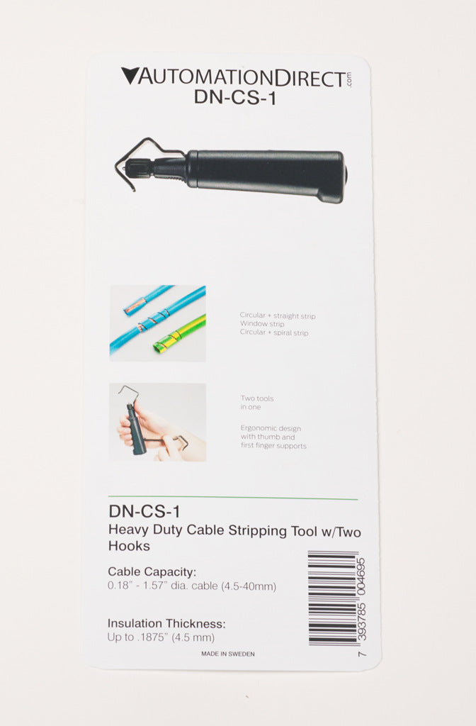 AutomationDirect heavy duty cable stripping tool, 11/64-1-9/16in capacity.-DN-CS-1