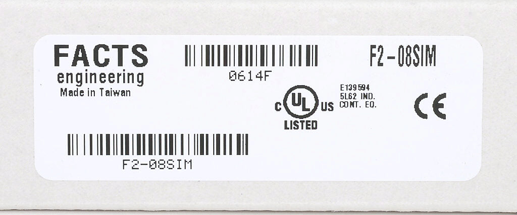 DirectLOGIC DL205 simulator input module, 8-point.-F2-08SIM