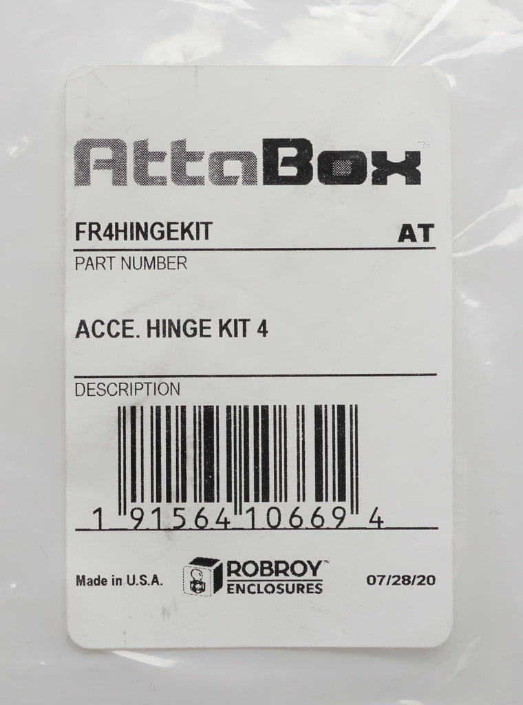 AttaBox hinge pin, replacement, 304 stainless steel. Package of 2. For use with 8 x 6 x 4in and 8 x 8 x 4in Freedom series enclosures.-FR4HINGEKIT