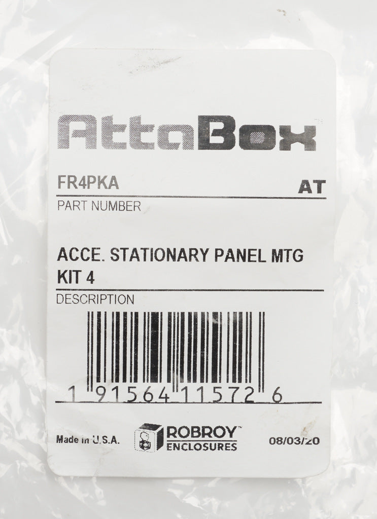 AttaBox Freedom series variable depth subpanel accessory kit, includes FR4POST and FRAPBKT.-FR4PKA