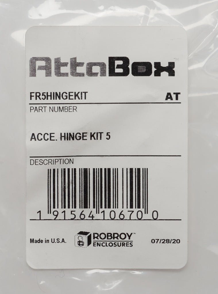 AttaBox hinge pin, replacement, 304 stainless steel. Package of 2. For use with 10 x 8 x 6in and 12 x 10 x 6in Freedom series enclosures.-FR5HINGEKIT