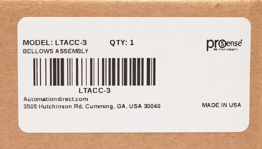 ProSense bellows, for use with submersible level transmitters.-LTACC-3