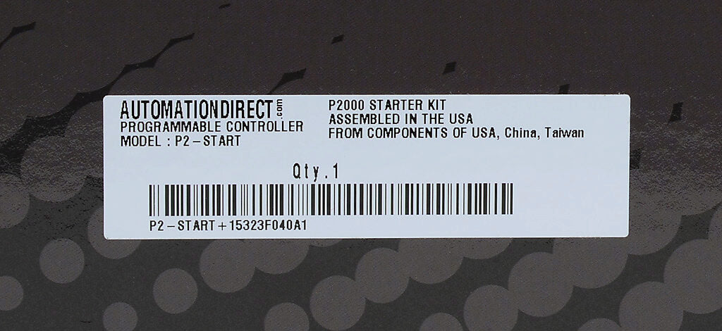Productivity2000 starter kit with Ethernet.-P2-START