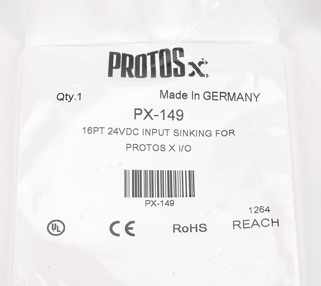Protos X discrete input module, 16-point, 24 VDC, sinking.-PX-149