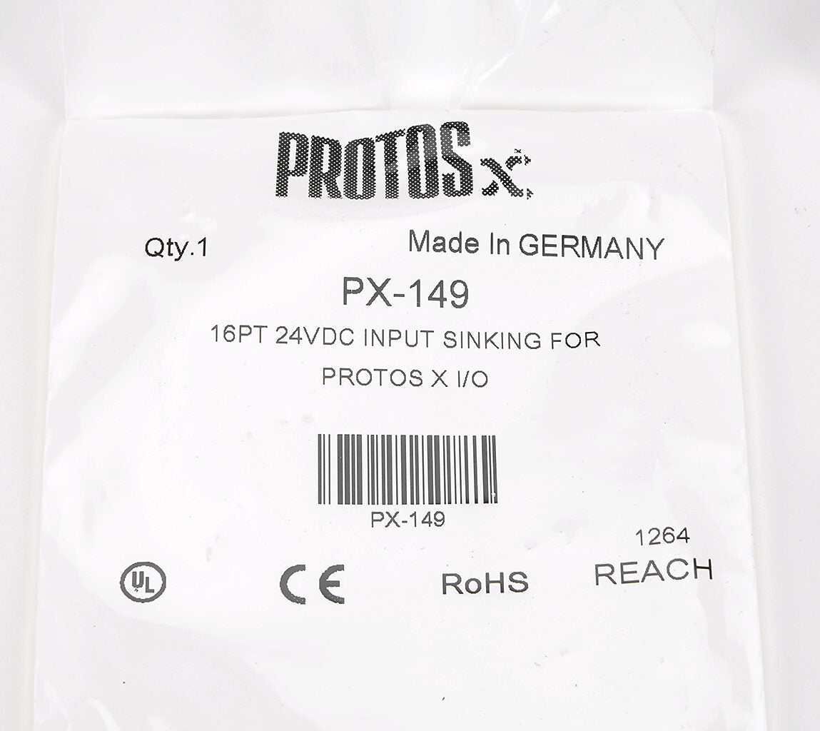 Protos X discrete input module, 16-point, 24 VDC, sinking.-PX-149