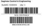 Saginaw NextGen series subpanel filler plate, 68in/72in, galvanized steel.-SCE-72FPGALV