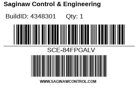 Saginaw NextGen series subpanel filler plate, 80in/84in, galvanized steel.-SCE-84FPGALV