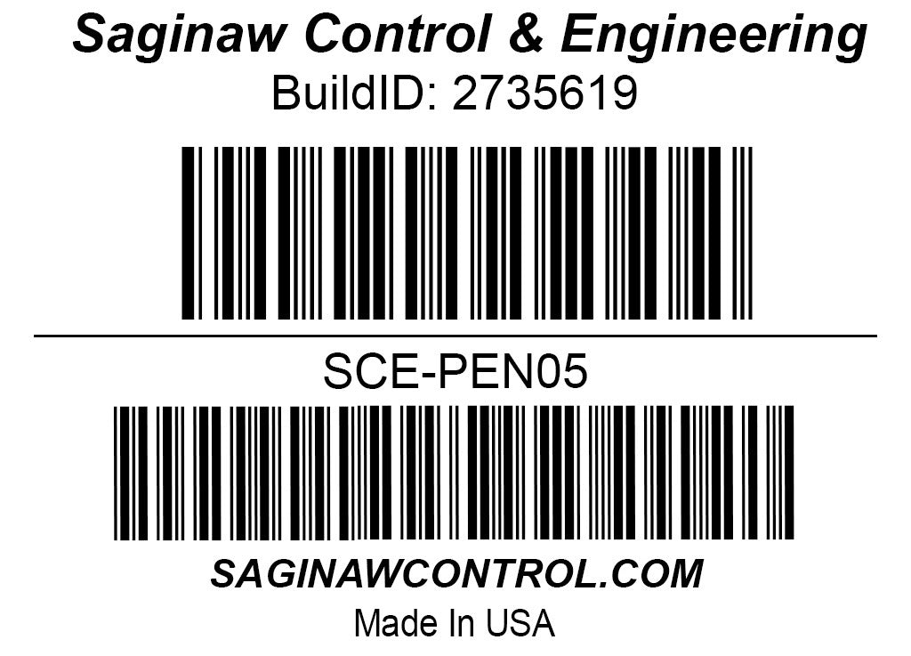 Saginaw touch-up paint, 0.3 ounce pen, white.-SCE-PEN05