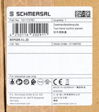 Schmersal control panel, two-hand safety, die-cast aluminum, empty enclosure.-SEPG05.3.L.22