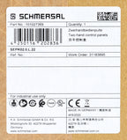 Schmersal control panel, two-hand safety, plastic, empty enclosure.-SEPK02.0.L.22