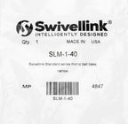 Swivellink Standard series metric ball base, narrow.-SLM-1-40