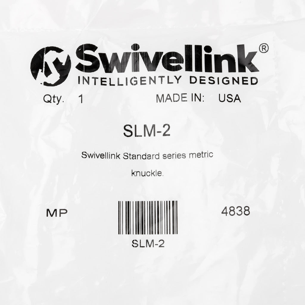 Swivellink Standard series metric knuckle.-SLM-2