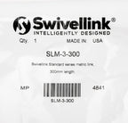 Swivellink Standard series metric link, 300mm length.-SLM-3-300